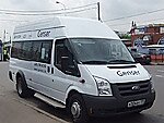 Бесплатный автобус Genser в пункт аренды автомобилей АрендаАвто-прн на Новорязанском шоссе